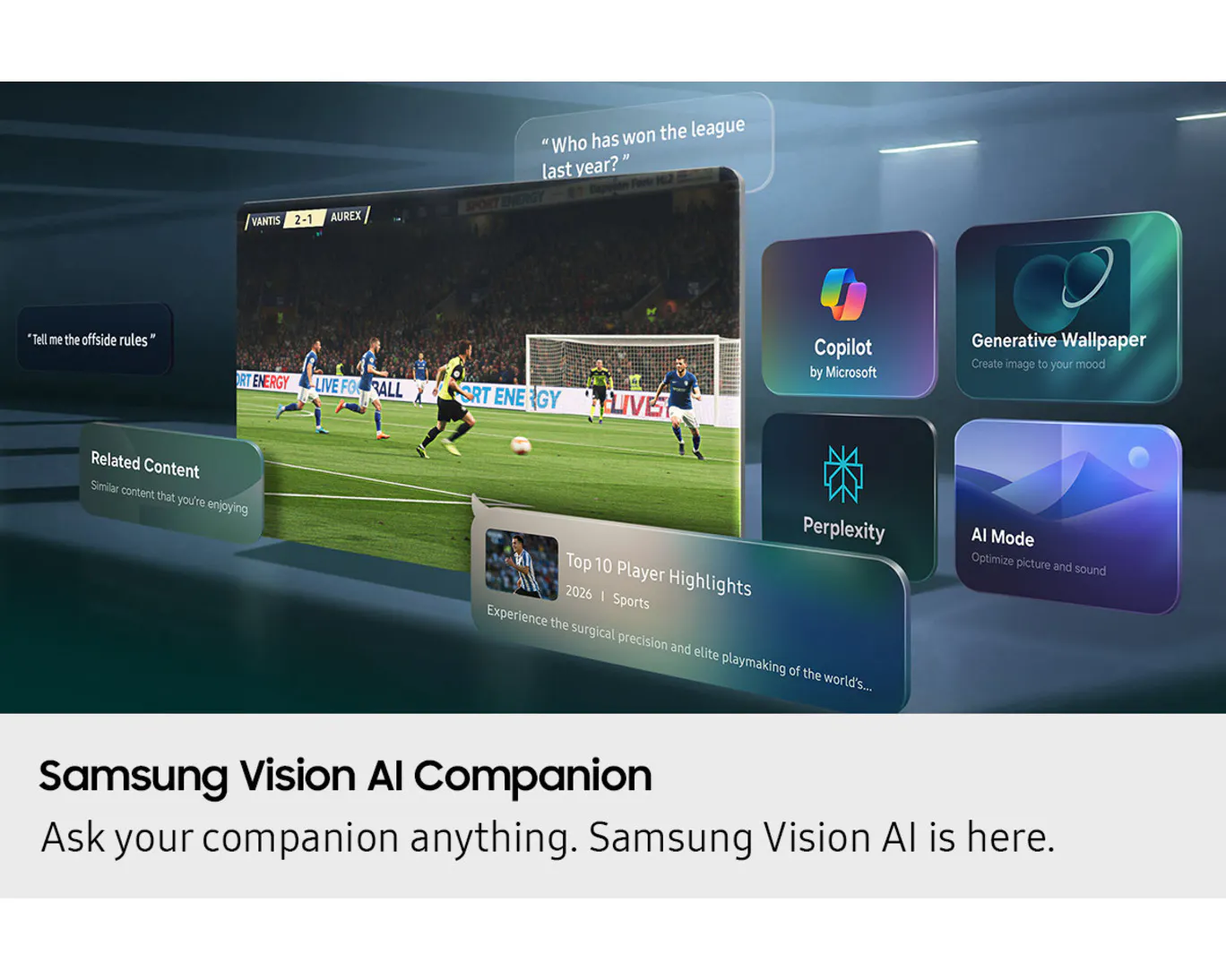 83" OLED S85H 4K Samsung Vision AI Smart TV (2026) - 11