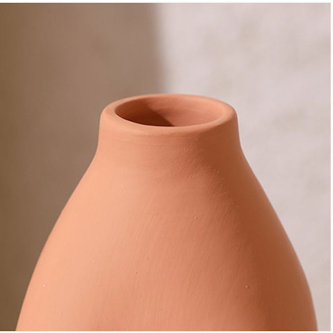 Female Sculpture Body Art  Ceramic Vase - Khaki - 4