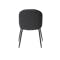 Octavia Round Dining Table 1.35m in Black Diamond (Sintered Stone) with 4 Lennon Dining Chairs in Dark Grey and Elephant - 17