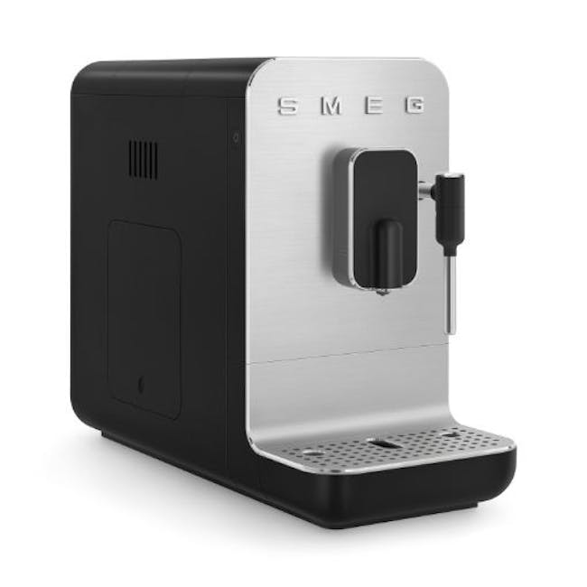 SMEG Bean-To-Cup Coffee Machine with Steam Dispenser - Black - 2