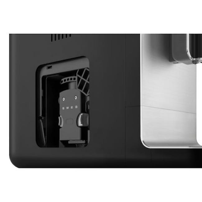 SMEG Bean-To-Cup Coffee Machine with Steam Dispenser - Black - 5