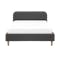 Nolan Queen Bed in Hailstorm with 2 Dallas Bedside Tables - 2