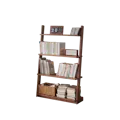 Hibana Leaning Display Bookshelf 0.8m - Walnut