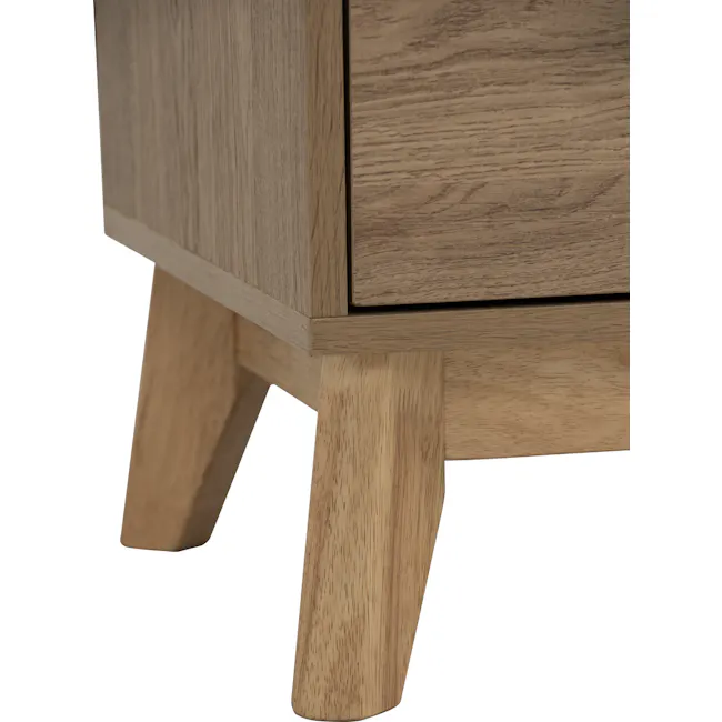 Herschel TV Console 1.8m - Natural - 13 - Wooden drawer, side table, wooden legs, wooden drawer legs, wooden drawer frame
