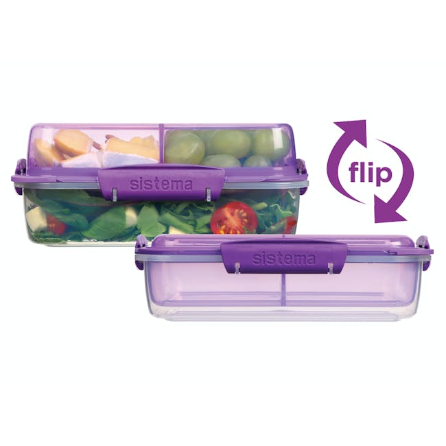 Sistema Lunch Stack To Go Rectangle 1.8L - Blue - 3
