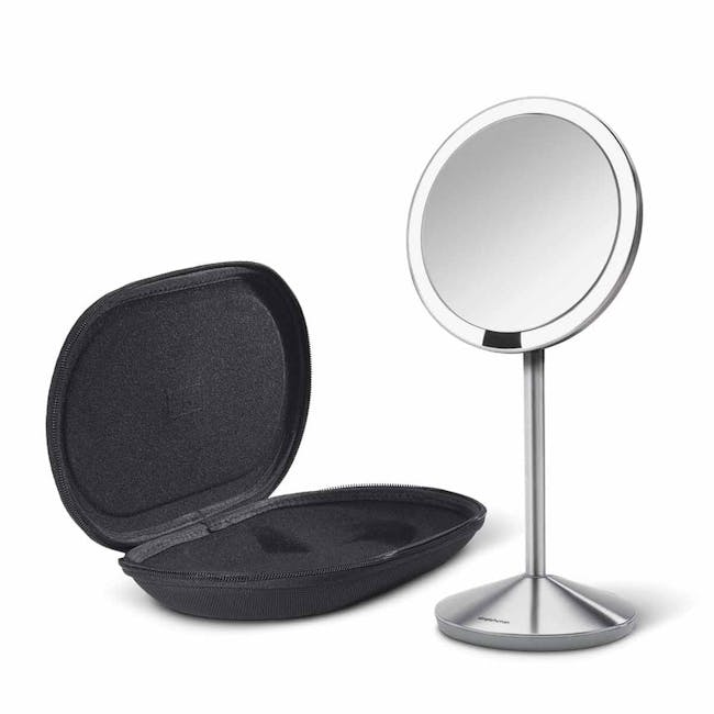 simplehuman Mini Sensor Mirror 5'' Round - Brushed - 3