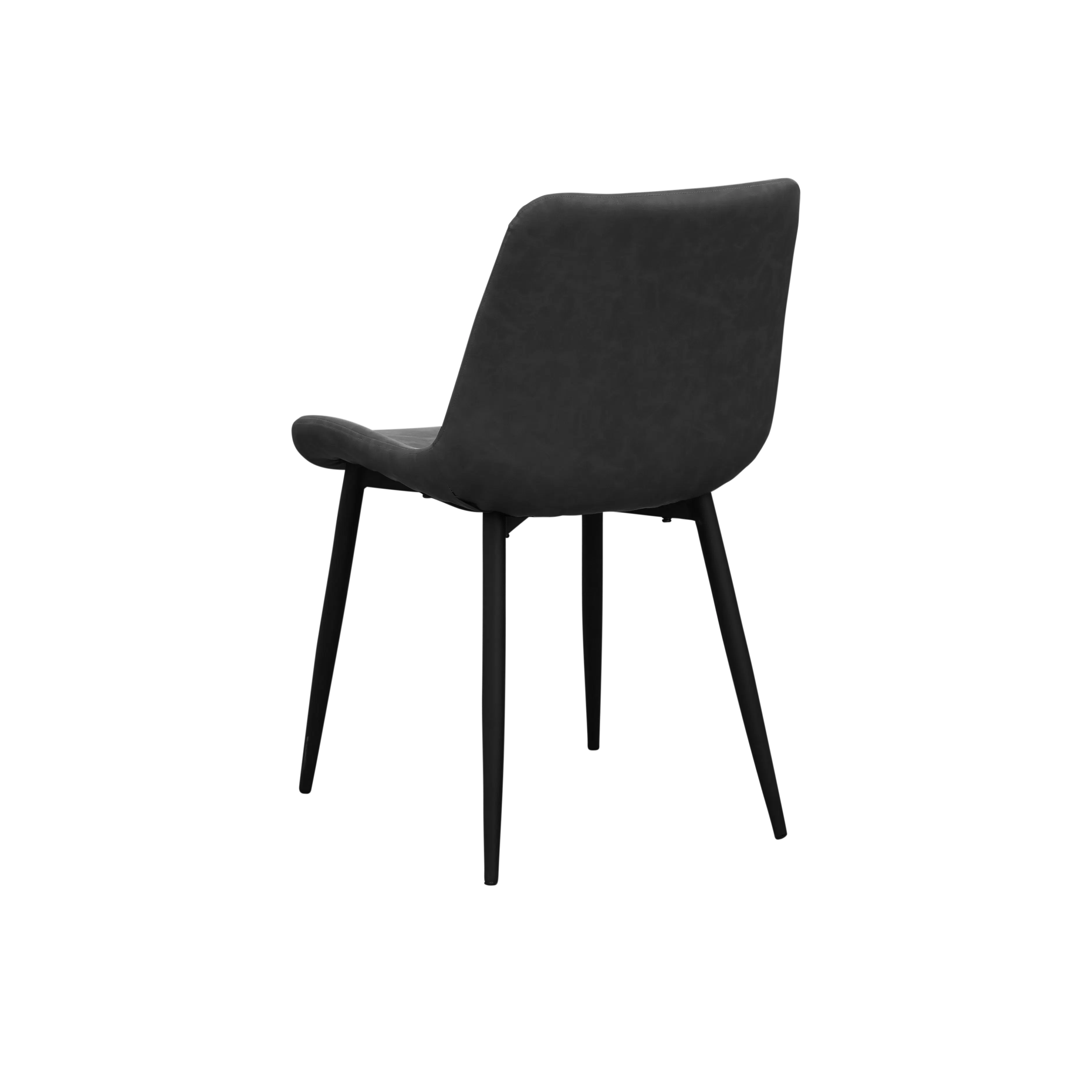 (As-is) Herman Dining Chair - Gunmetal Grey (Faux Leather) - 10
