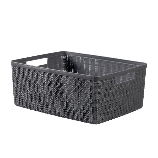 Jute Basket - Grey (3 Sizes) - 0