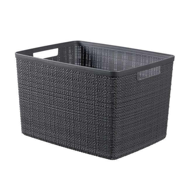 Jute Basket - Grey (3 Sizes) - 2