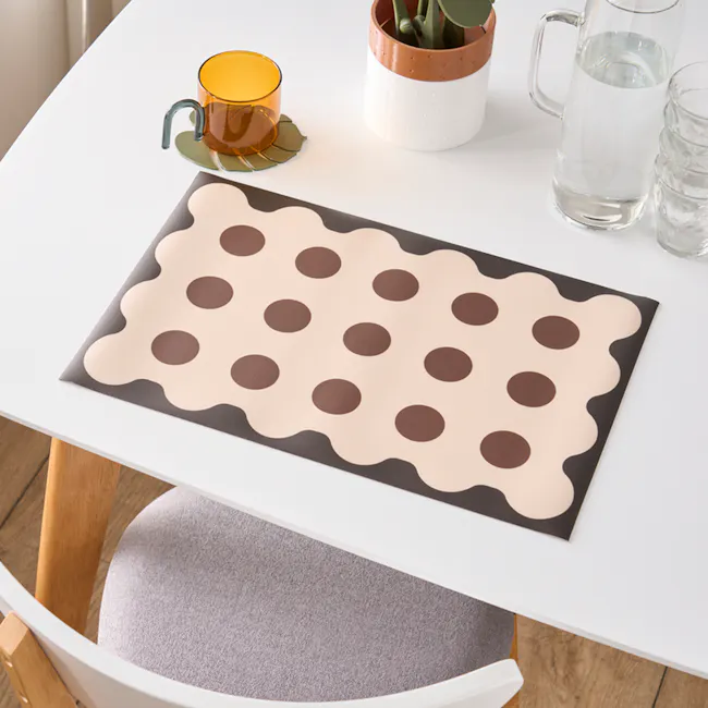 Bonnie Table Placemat - Black - 2