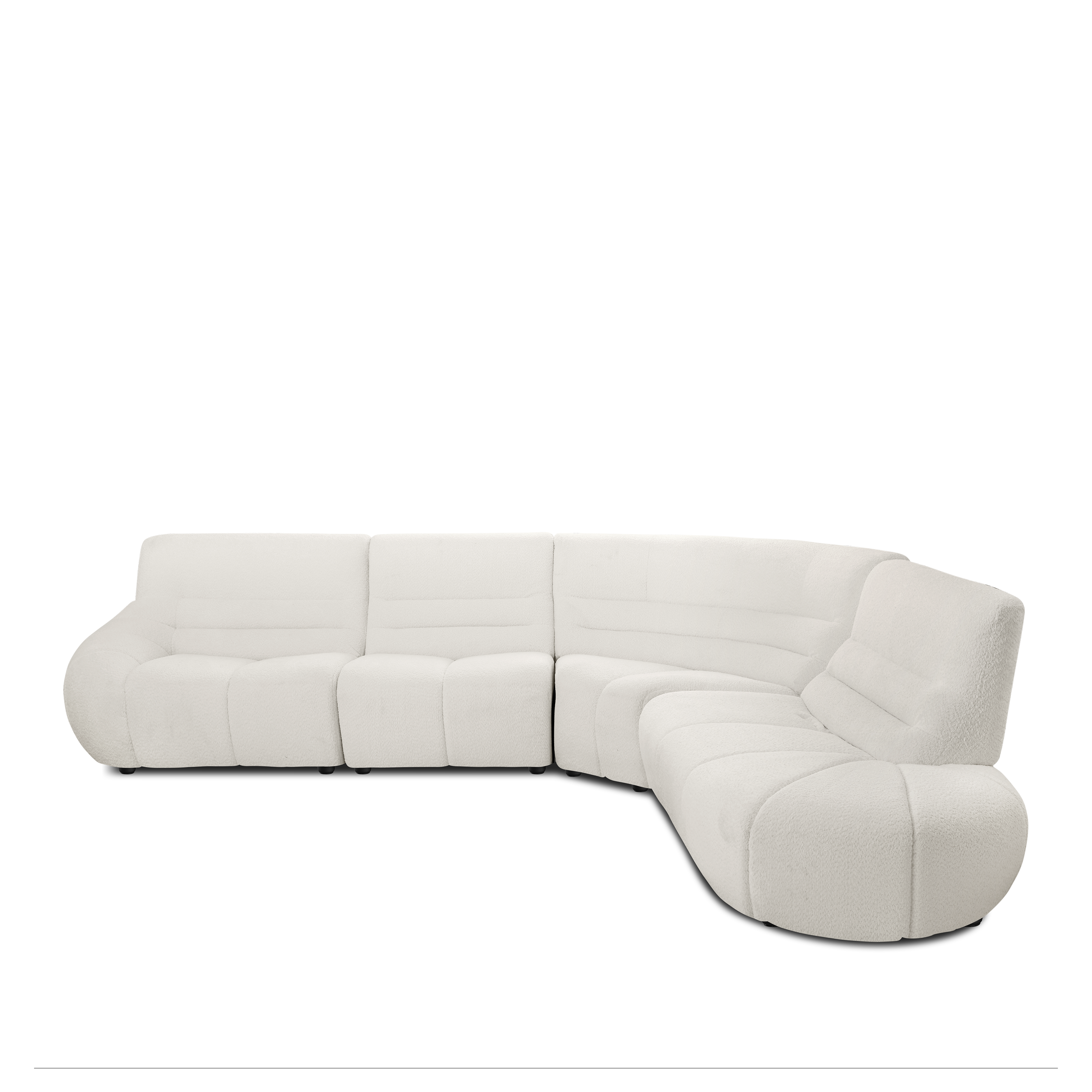 Tara 4 Seater Corner Extended Sofa - Beige