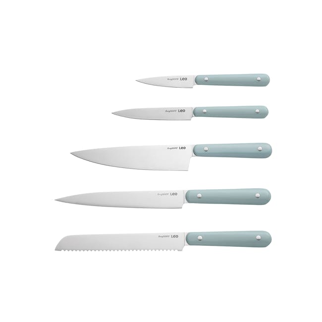 Berghoff 5 PC Multifunctional Stainless Steel Complete Knife Set - 0