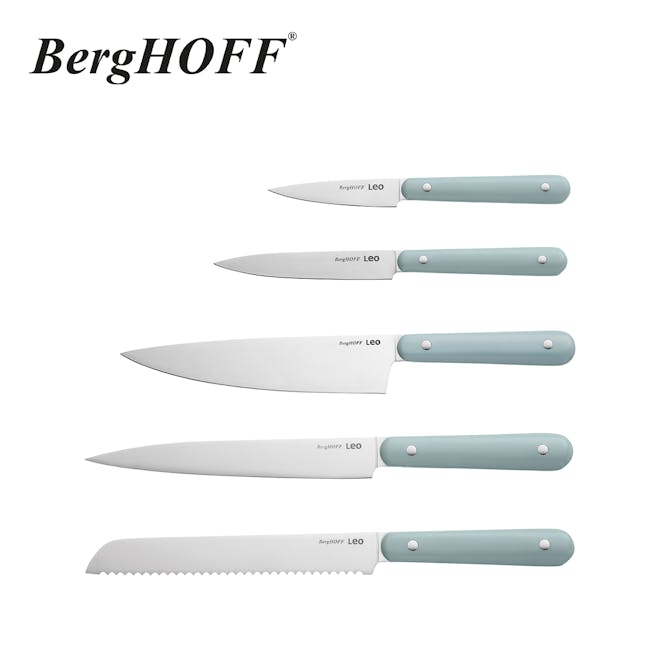 Berghoff 5 PC Multifunctional Stainless Steel Complete Knife Set - 2