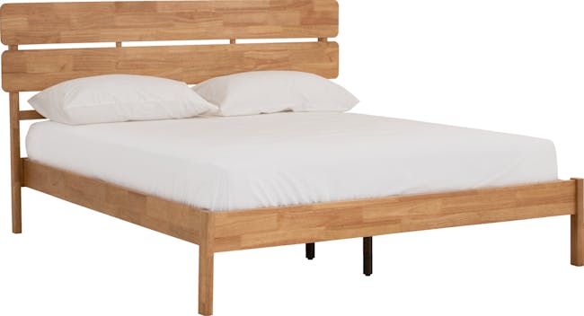 Seattle Queen Bed - Natural - 4