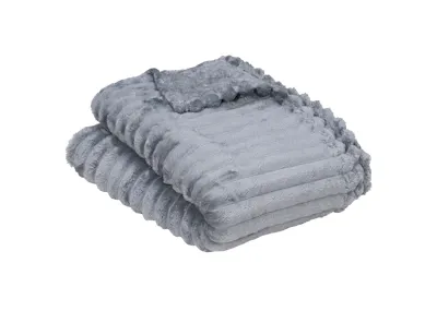 Mune Throw Blanket - Grey Corduroy