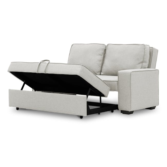 Arturo 3 Seater Sofa Bed - Beige (Eco Clean Fabric) - 3