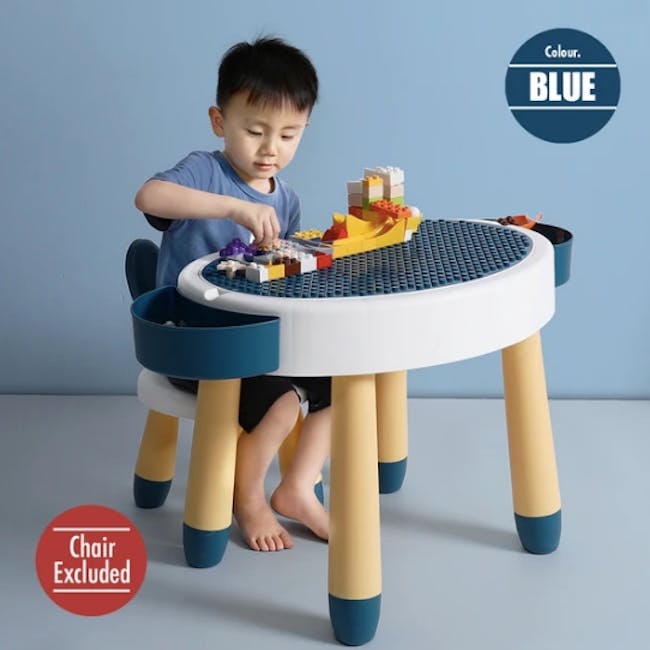 Kids Multi-Activity Play Table - Blue - 1