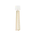 Amber Floor Lamp - Oak, White