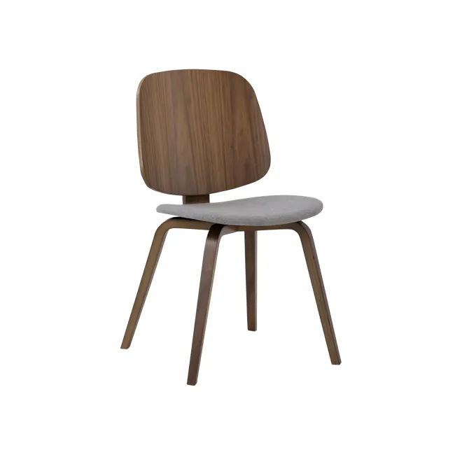 Finna Extendable Dining Table 1.6m-2m in Grey Marble (Smart Top™) with 4 Averie Dining Chairs in Dolphin Grey - 31 - Wooden
