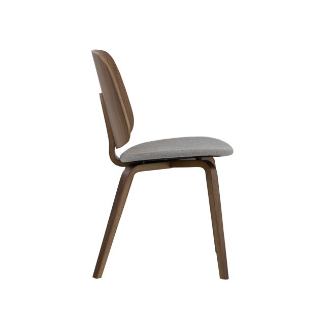 Averie Dining Chair - Cocoa, Dolphin Grey - 4