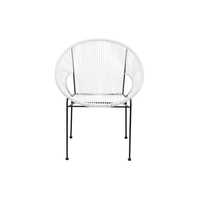 Acapulco Chair - Black, White - 0