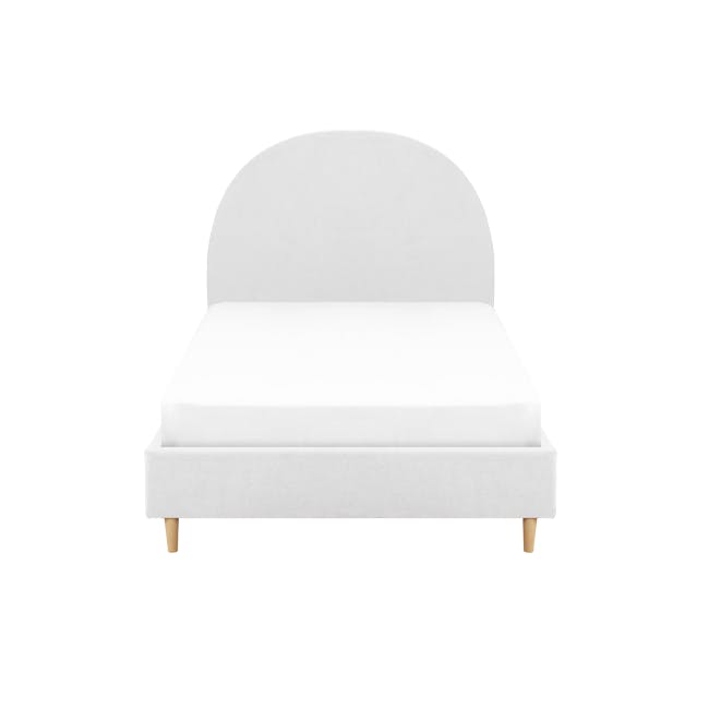 (As-is) Aspen Super Single Bed - Cloud White - 1