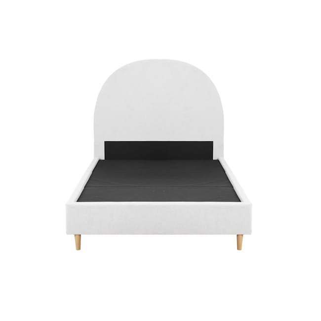 (As-is) Aspen Super Single Bed - Cloud White - 7