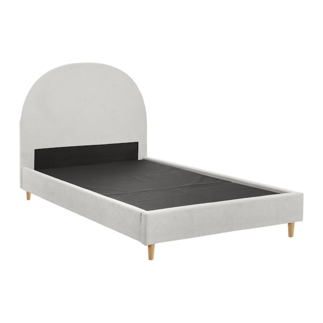 (As-is) Aspen Super Single Bed - Cloud White - 8