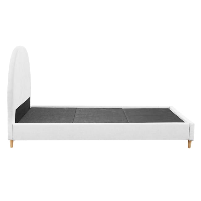 (As-is) Aspen Super Single Bed - Cloud White - 9