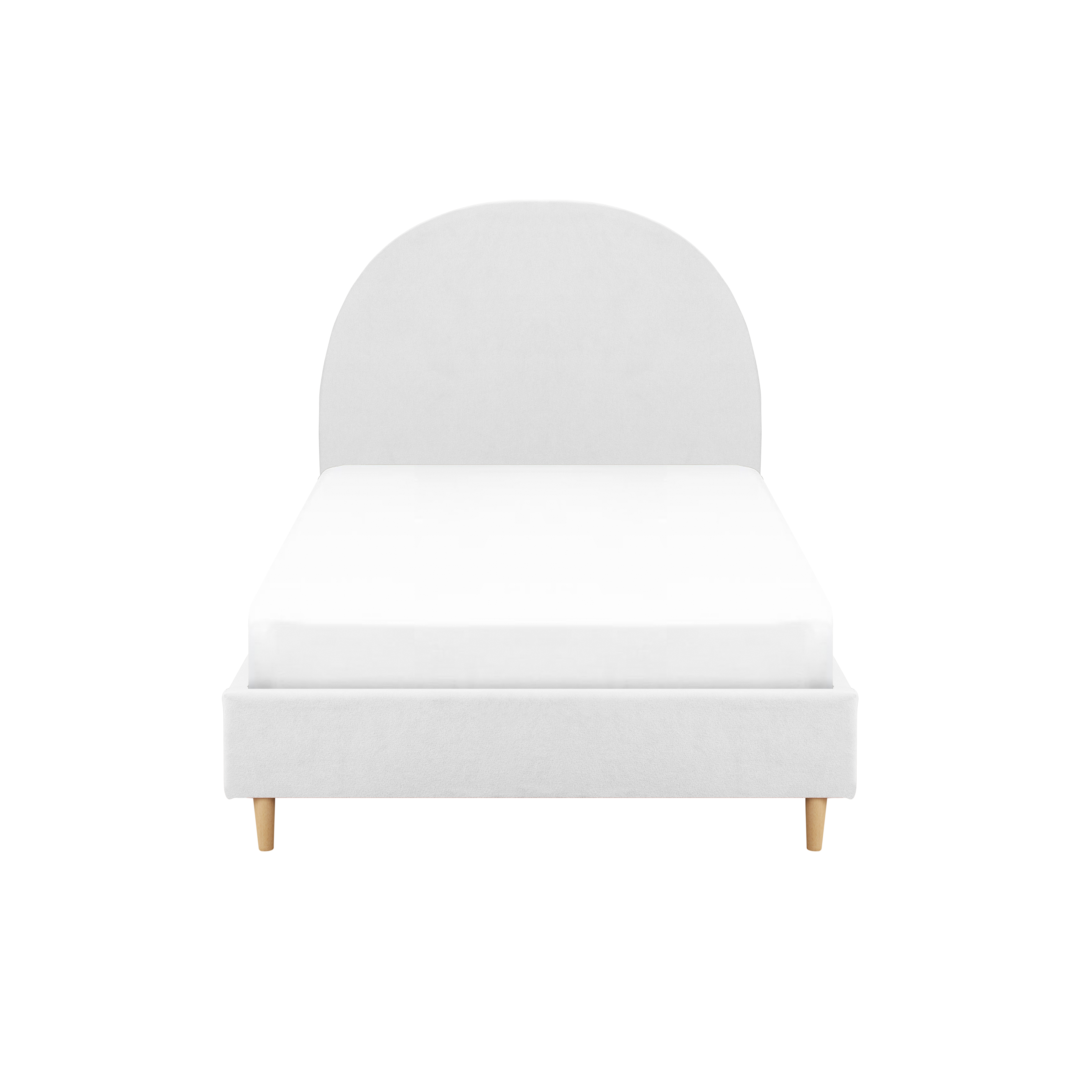 Aspen Super Single Bed - Cloud White