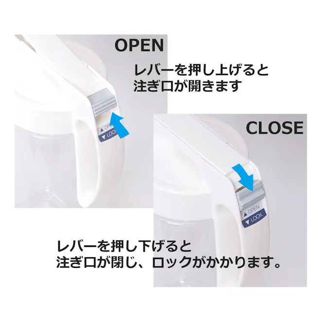 Lustroware Water Pitcher - 2.8L (White) - 4