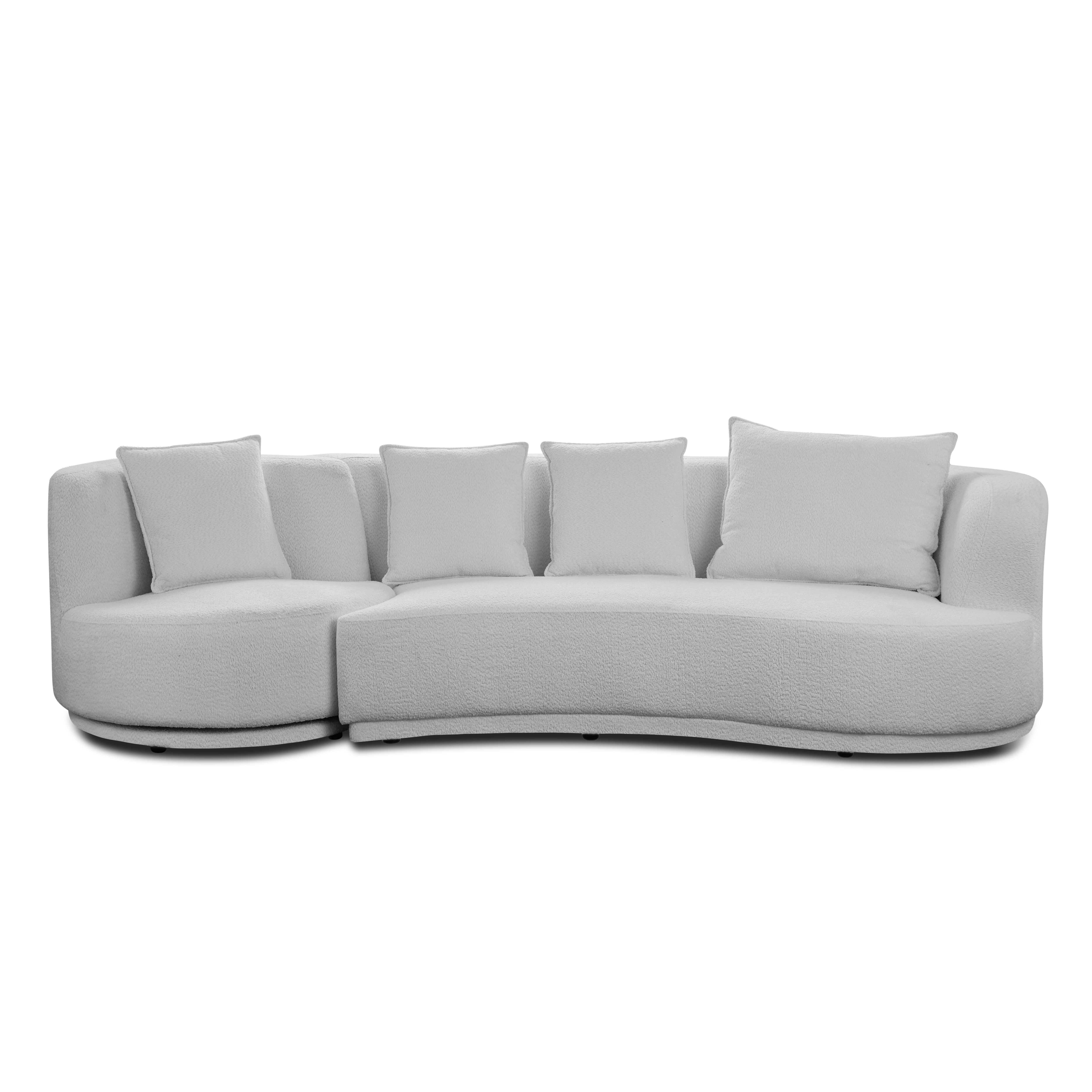 Holly 3 Seater Swivel Sofa - Grey