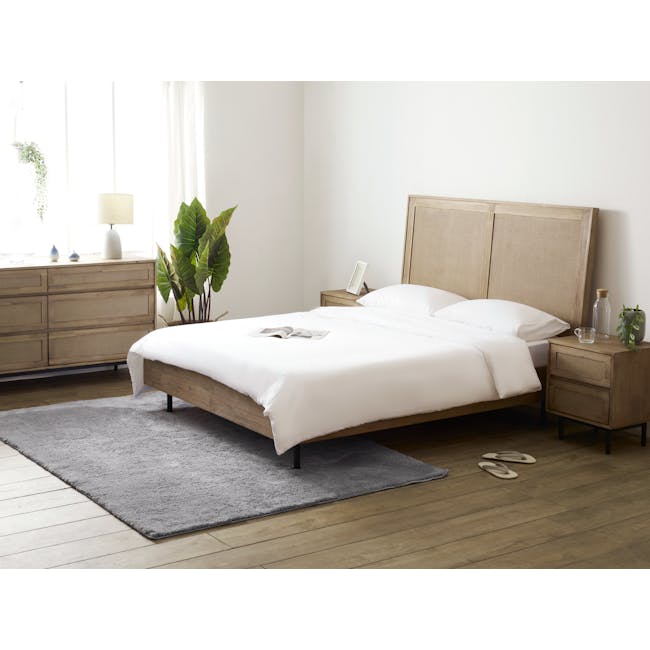 Maia Rattan King Bed - 1