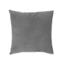 Tammy Large Velvet Cushion - Grey - 0
