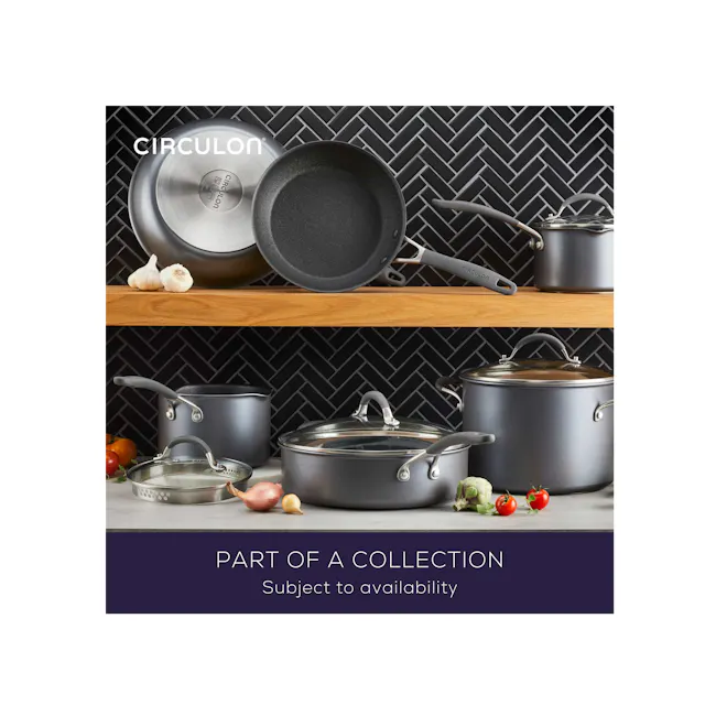 Circulon ScratchDefense A1 Nonstick 8 Piece Cookware Set - 10 - Circulon, kitchen, cookware, stainless steel, flat-bottomed