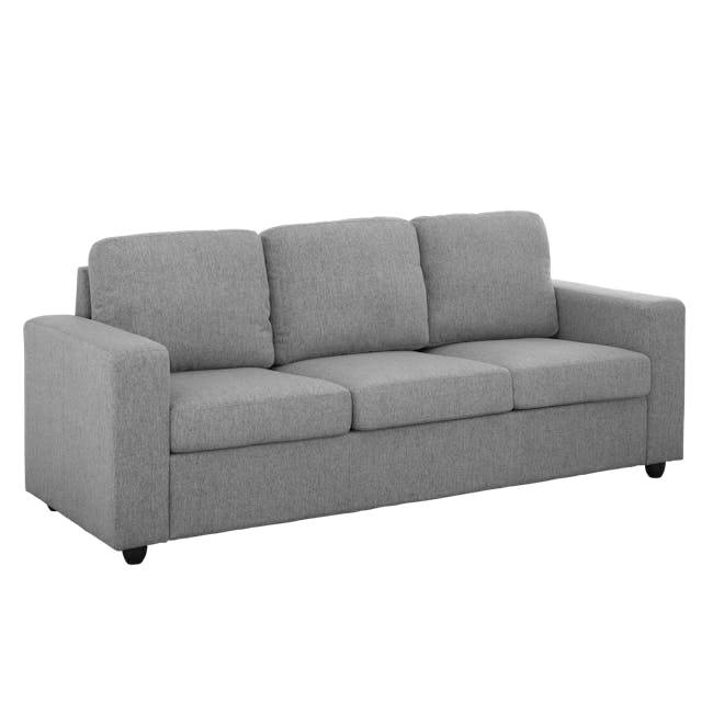 Hank 3 Seater Sofa - Siberian Grey - 2