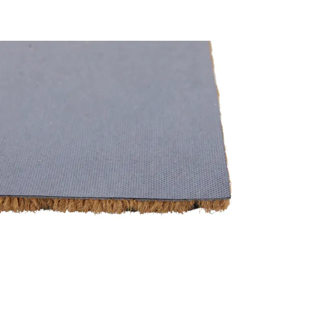 Harley Coir Door Mat - 5 - Fabric, carpet, rug, textured, woven, natural fiber, brown fringe, border, edge, decorative