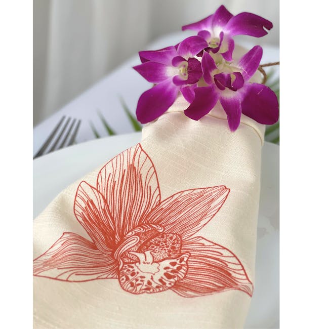Orchid Kitchen Tea Towel - 2