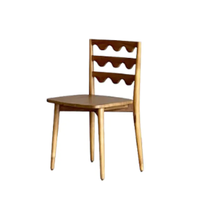 Mawja Chair - Solid Base, Dark Walnut