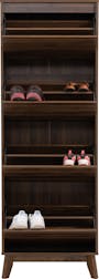 Herschel Tall Shoe Cabinet - Walnut - 5