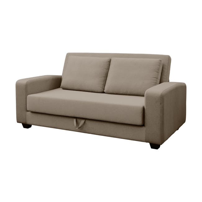 Karl 2.5 Seater Sofa Bed - Taupe - 2