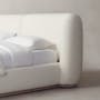 Nova Queen Bed - White Boucle - 3