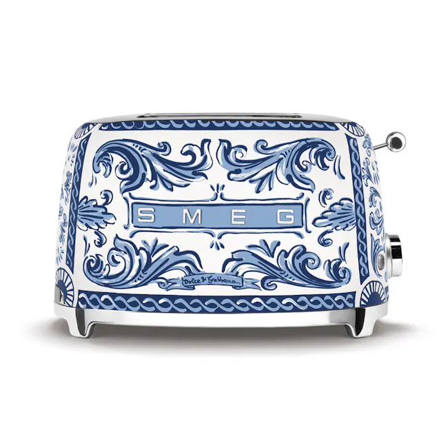 Smeg 2-Slice Toaster - D&G Blue Mediterraneo - 1