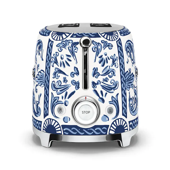 Smeg 2-Slice Toaster - D&G Blue Mediterraneo - 6