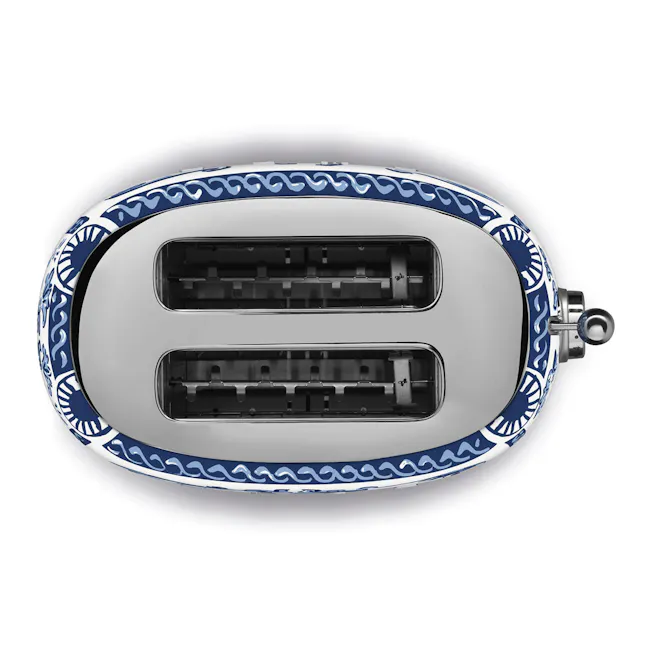 Smeg 2-Slice Toaster - D&G Blue Mediterraneo - 2
