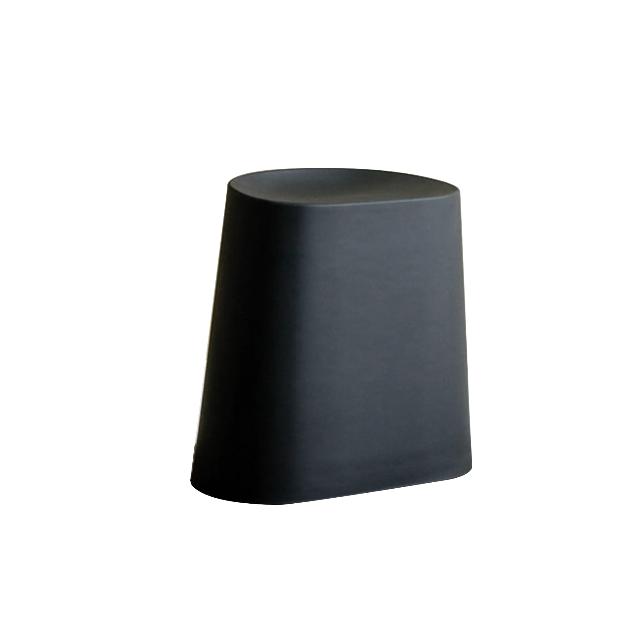 Poly Stackable Stool / Side Table - Charcoal