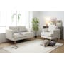 Soma 2 Seater Sofa with Soma Armchair - Sandstorm (Scratch Resistant) - 1