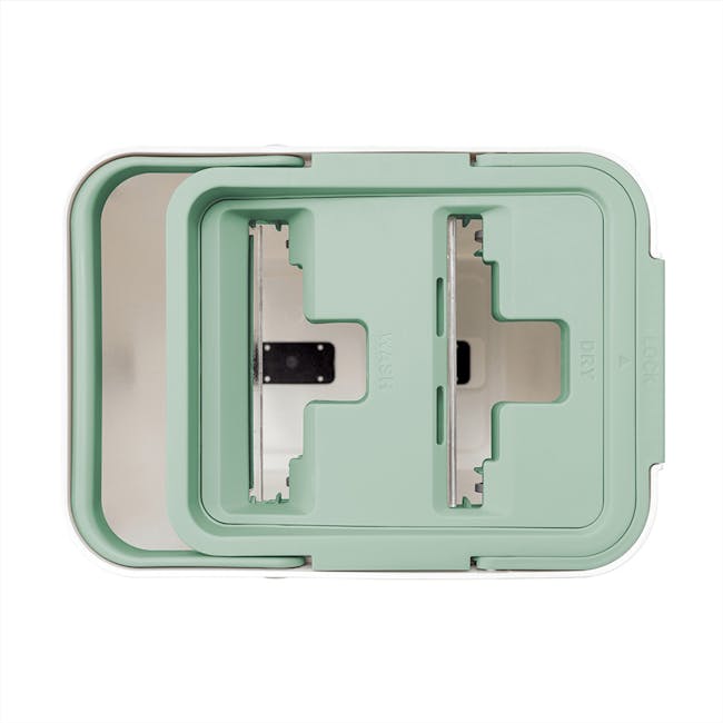 3M™ Scotch-Brite™ Compact Hands-Free Flat Mop with Bucket - 6 - Eco-friendly, compact, foldable, stainless steel, dishwasher