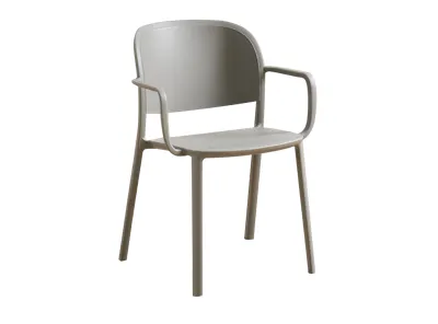 Waylem Stackable Armchair - Grey