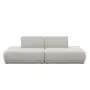 Milan Right Extended Unit - Ivory (Fabric) - 7